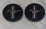 Ford Mustang Center 2 Set Machined Hubcaps Cover XR33-1A096-HA Oem Used. Price: $39.99.