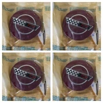 Four Nos Gm Ruby Red Wheel Center Caps For 1993 Corvette - P/n 10180886 New. Price: $399.00.