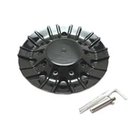 Helo Gloss Black Center Cap 6.75"OD Bolt-on Closed-end For 5/6LUG HE875 M875B Used. Price: $47.95.
