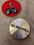 X1 Vintage Subaru Brat 2-7/16" Polished Wheel Center Cap Hub, Part #860731 Used. Price: $29.74.