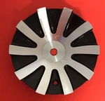 One Used Azara Wheels Blk & Machined Custom Center Cap C247L176A 15106. Price: $49.99.