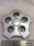 Jeep 2007-14 Patriot Silver Wheel Center Hubcap Oe CHB0021011 0YX93TRMAB Used. Price: $9.50.