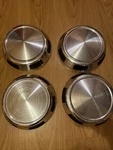 Vtg Set Chrysler 9 1/8" Dog Dish Hubcap 14 Steel Wheel # 4284486 Dodge Used. Price: $100.00.