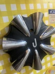 Niche Black Checkered Custom Wheel Center #10573 (for Cap) Used. Price: $45.00.