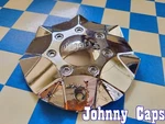 Pinnacle Wheels # 127S156-S Custom Damaged Chrome Center Cap 37 (qty. 1) Used. Price: $54.43.
