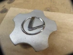 Lexus Wheel Center Cap Oem # 2208A 2255 2435 91MM Matte Silver / Chrome Emblem Used. Price: $19.88.