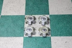 Note 10-24 Runner Silver Alloy Wheel Rim Hub Center Cap 4X Set Unit Oem Used. Price: $151.99.
