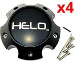 Set Helo Satin Black Lug Bolt On HE886 HE901 Center Cap 1079L145AHE1SB-H42 New. Price: $96.20.
