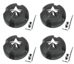 4X New Off-road Wheels Flat Black Center Caps M38-M12 Msa-cap. Price: $72.00.