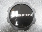 One (1) Vision Wheel Satin Black Center Cap C722-4 C354SB-V-ELC 3-5/16" Used. Price: $45.00.