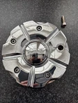 Dolce Center Chrome Wheels: 5662085-CAP Used. Price: $38.00.