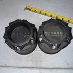 3.5 Flange Method Wheels 1922B100-S1 Matte Black Rim Hub Center Cap Two Used. Price: $75.99.