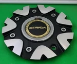 Strada Center Cap # CS419B1A CS420-C1A Black Wheels Used. Price: $60.00.