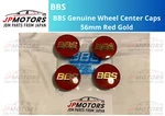 Bbs Wheel Center Caps 56MM Genuine Emblem Red Gold 3D Logo 5624100 Set 4PCS New. Price: $207.89.
