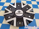 Kraze Wheels # 630-2495-AL Black & Silver Metal Center Cap 35 (qty. 1) Used. Price: $42.74.