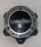 Vision Off-road Matte Black Bolt Lug Wheel Center Hub Cap C352MB-5MB Used. Price: $49.99.