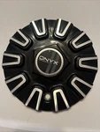 Onyx Custom Wheel Center Caps* #11652080F-3 Black And Machine Used. Price: $60.00.
