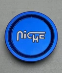 *used Niche Blue/silver Logo Snap In Wheel Center Cap 1005-24-05KAS. Price: $19.99.