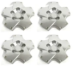 18" Twist Wheel Hub Center Caps Set Silver New For 2002-2007 Lexus SC430. Price: $214.95.