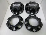 Ford F250 F350 Pickup 17-26 Black Center Caps Set 4 0PEN Closed #a Used. Price: $290.00.