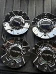 Read Used Set Of 4 Forte Wheels Centers C-326-3 Chrome Cap. Price: $130.00.