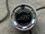 Ar American Racing Custom Wheel Center Cap Chrome Finish Black # 930C02 Used. Price: $19.90.