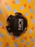 Ion Alloy Wheels C-348-3 Matte Black Center Cap Used. Price: $25.00.