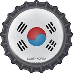 South Korea Novelty Metal Bottle Cap Sign BC-322 New. Price: $25.95.