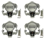 4X New American Racing Bolt On Chrome Wheel Center Caps 6X5.5 AR893 Mainline. Price: $148.00.