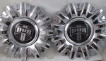 Dub Chrome Custom Wheel Center Caps* #M-803 (set Of 2) New. Price: $132.05.