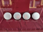 Chrysler Dodge Jeep Silver 2.25" Center Caps Set Of (4) Factory Oem # OW691TRMAA Used. Price: $47.99.