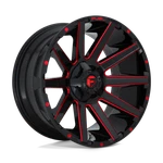 Fuel 1PC D643 Contra 20X9 6X135/6X139.7 20MM Gloss Black Red Tinted Clear Wheel New. Price: $435.00.