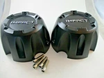 Impact Lug W/ Chrome Screws Custom Wheel Center Caps #QTID139.7-5H (for 2 Cap) Used. Price: $94.46.