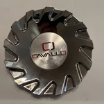 Cavallo Chrome Center Cap. C262L175S One Used. Price: $49.00.