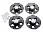 1971 Mopar & E-body Rally Center Caps, Dark Argent Silver New. Price: $414.89.