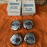 Rare Nos S/s Cragar Center Caps Small 09080 Pre -japan 2 3/4 New. Price: $139.00.