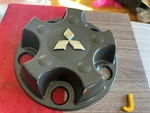 #j 1)2006-10 Mitsubishi Raider 16" Black Oem 5 Lug Wheel Center Cap 0YW91TRMAA Used. Price: $24.95.