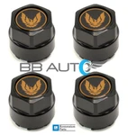 1982-1992 Firebird Trans Am Aluminum Wheel Center Hub Caps Set New Gold. Price: $84.95.