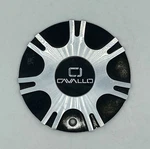 Cavallo Wheels Machined Center Cap Hub Lug Cover Part# C272L176A Used. Price: $48.99.