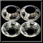 Chevy Silverado 3500 17" Dually Chrome Wheel Simulators Hubcap Cover Liner 08-10 New. Price: $449.00.