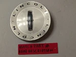 Oem 2003-2008 Lincoln Navigator Mark Lt Center Cap Machine 2L74-1A096-AD Genuine Used. Price: $24.99.