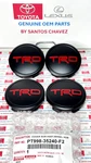 X4 Flat Black, Red Lettering 18" Trd Dome Center Cap Genuine Part PT998-35240-F2 New. Price: $37.99.