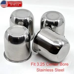 4X 3.25" Push Through Wheel Center Caps Fits Trailer Rims Bore New. Price: $34.99.