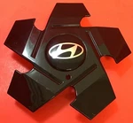 One Used Hyundai Gloss Black Wheel Centercap Hubcap Oem 52960-P1300 15646. Price: $39.99.