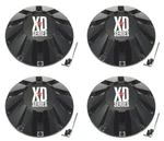 4X New Kmc Wheel Center Caps Gloss Black Fits 18" 20" 22" XD806 Bomb 451L215. Price: $108.00.