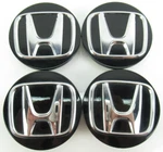 Honda Accord Civic Crv Hrv Wheel Center Hubcap Rim Black Gloss Set 18-24 (a) Used. Price: $44.00.
