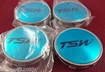 Tsw Wheels Chrome Custom Center Caps Set Of 4 # C-F82 New. Price: $125.00.
