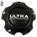 Ultra Motorsport Matte Black Wheel Center # 89-9756SB (1 Cap) New + Bolts. Price: $59.00.