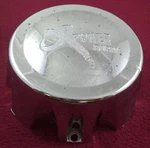 Power Racing Wheels Chrome Custom Center # 638-CAP / LG0512-10 (1) Used. Price: $49.95.