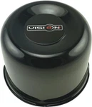 New Vision 521 Series 3.18" Bore Push Through Center Cap Gloss Black C83GB-V. Price: $25.99.